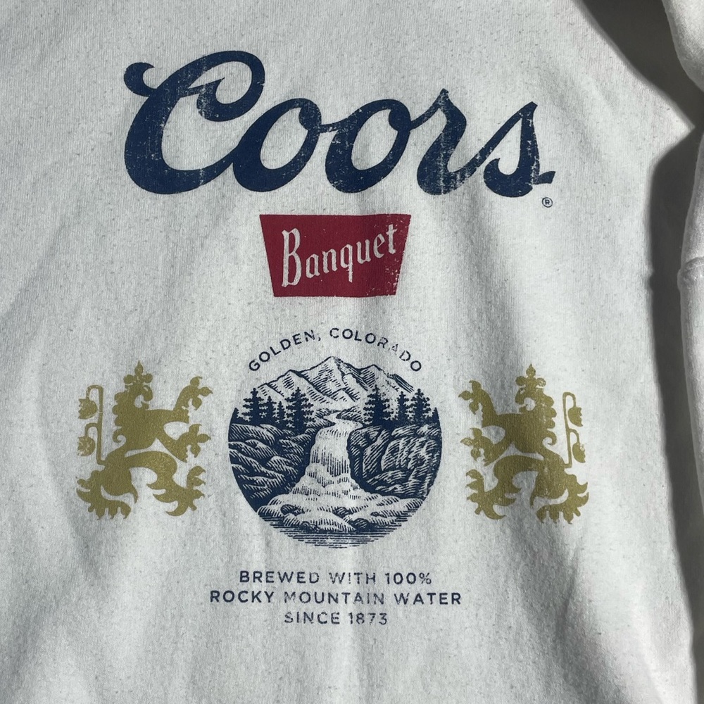 Coors light hoodie, size xl